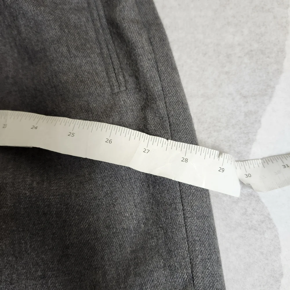 CHAUS Woman Gray Dress Pants Size 24 NWT Gray Wool Lined - Picture 5 of 8